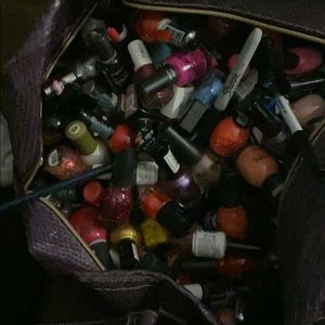 Over 100 nail polishes